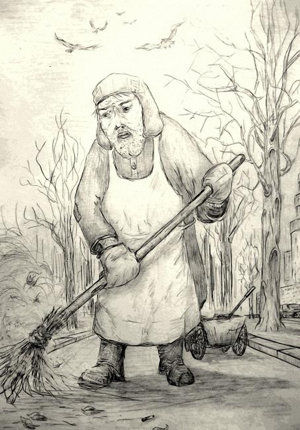 Андрей Алексеенко. Дворник, 2010 г